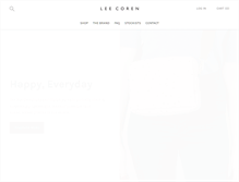 Tablet Screenshot of leecoren.com